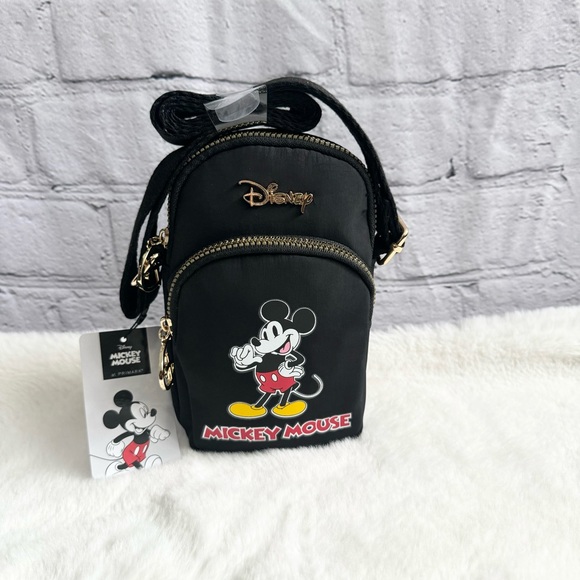 Disney Handbags - *NEW* Disney Mickey Mouse Crossbody Bag Cell Phone Holder